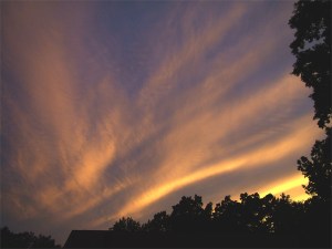 The day ended with this