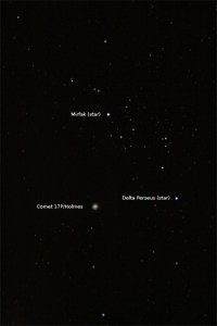 Comet 17P in Perseus
