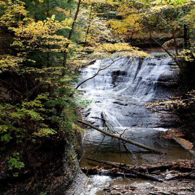 Photo: Chair Factory Falls, Lake Metroparks. Photo by James Guilford.