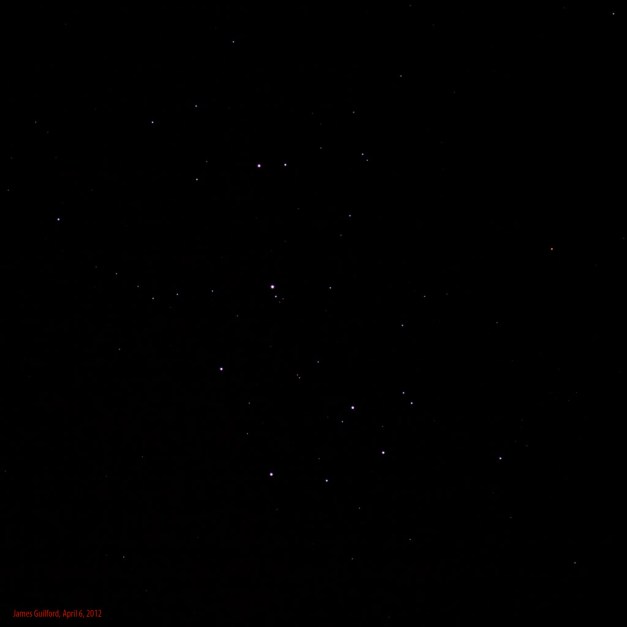 Photo: Stars of the Pleiades cluster, by James Guilford