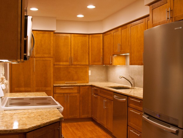 Photo: Completed kitchen. Photo by James Guilford.