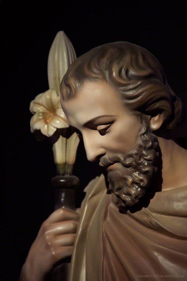 Photo: Statue of St. Joseph. Photo by James Guilford.