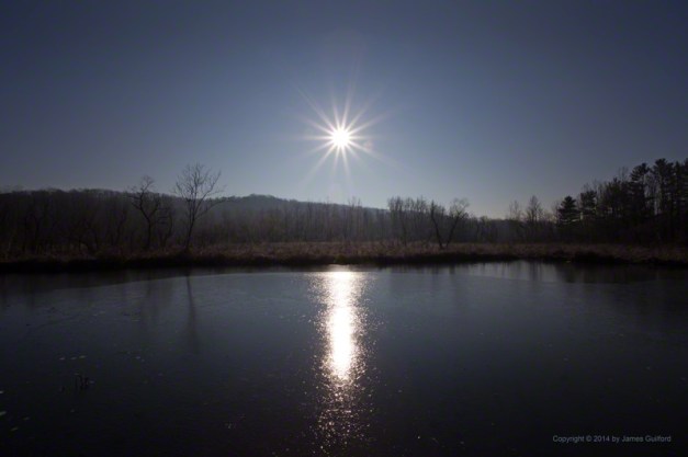 Photo: The sun rises on the first full day of winter. Photo by James Guilford.