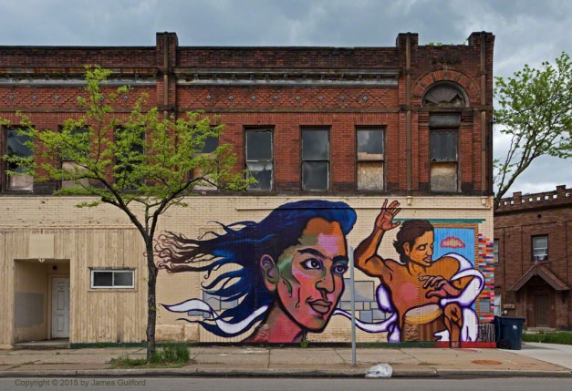 Photo: Mural on old building in Toledo, Ohio. Photo by James Guilford.