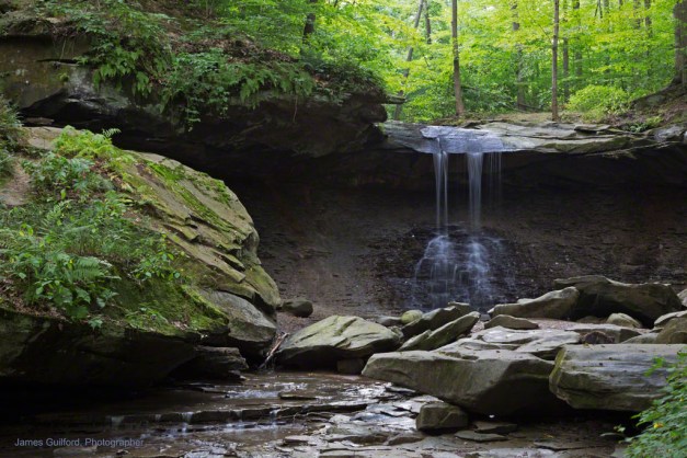 Photo: Blue Hen Falls of the Cuyahoga Valley National Park. August 2015. Photo by James Guilford.