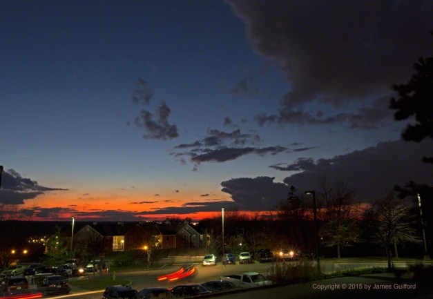 Photo: Clear skies overhead, brilliant colors below. Photo by James Guilford.