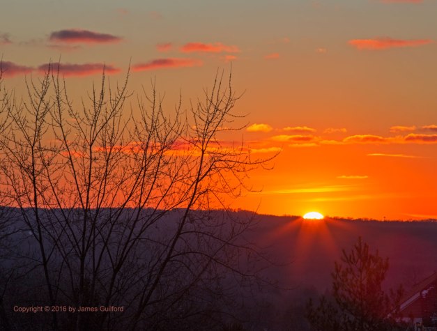 Photo: Orange Sunset. Photo by James Guilford.