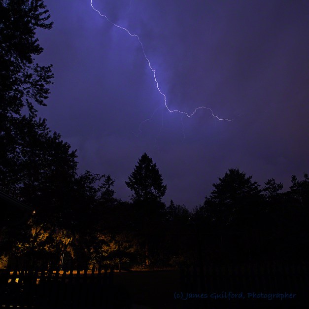 Photo: Clouds, Rain, Lightning over Medina County, Ohio, September 4, 2017. Photo by James Guilford