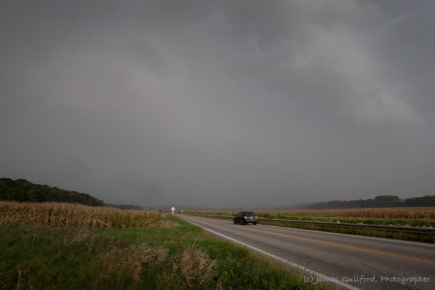 Photo: Approaching rainstorm in Wayne County, Ohio. Photo by James Guilford.